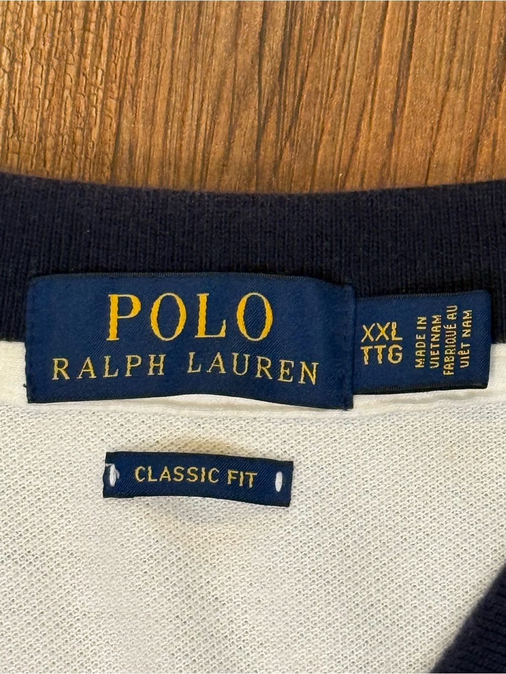 Polo Ralph Lauren Anniversary Striped Rare Classic Fit Size XXL (flaws) - Picture 3 of 10